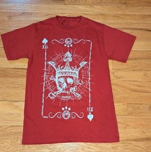 Return to Sender Spade Skull  Tee Shirt